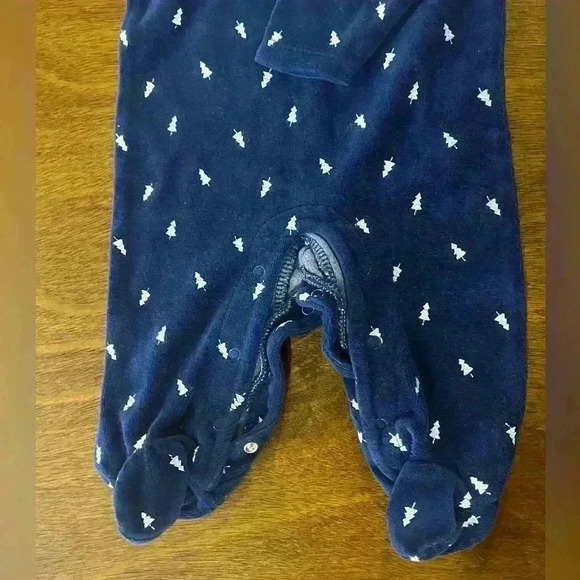 Chick Pea Baby Boy Patterned Cotton Long Sleeve Snap Up Sleep & Play Blue 0-3 M - Picture 4 of 8